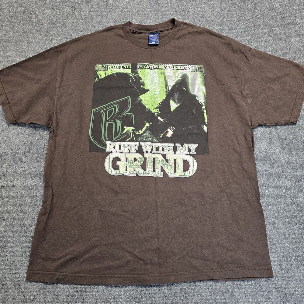 Vintage Ruff Ryders Y2K Rare RUFF WITH MY GRIND DMX Hip Hop Shirt Sz XXXL RAP
